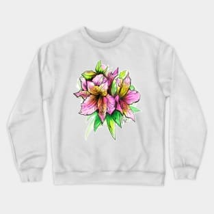 Lily - Alstroemeria Crewneck Sweatshirt